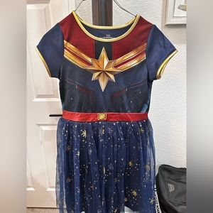 Captain marvel tutu dress (size 14-16) costume